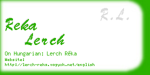 reka lerch business card